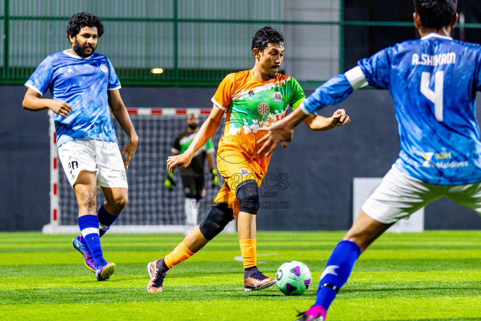 UNF vs Holiday SC in Day 8 of BG Futsal Challenge 2024 was held on Tuesday, 19th March 2024, in Male', Maldives Photos: Nausham Waheed / images.mv