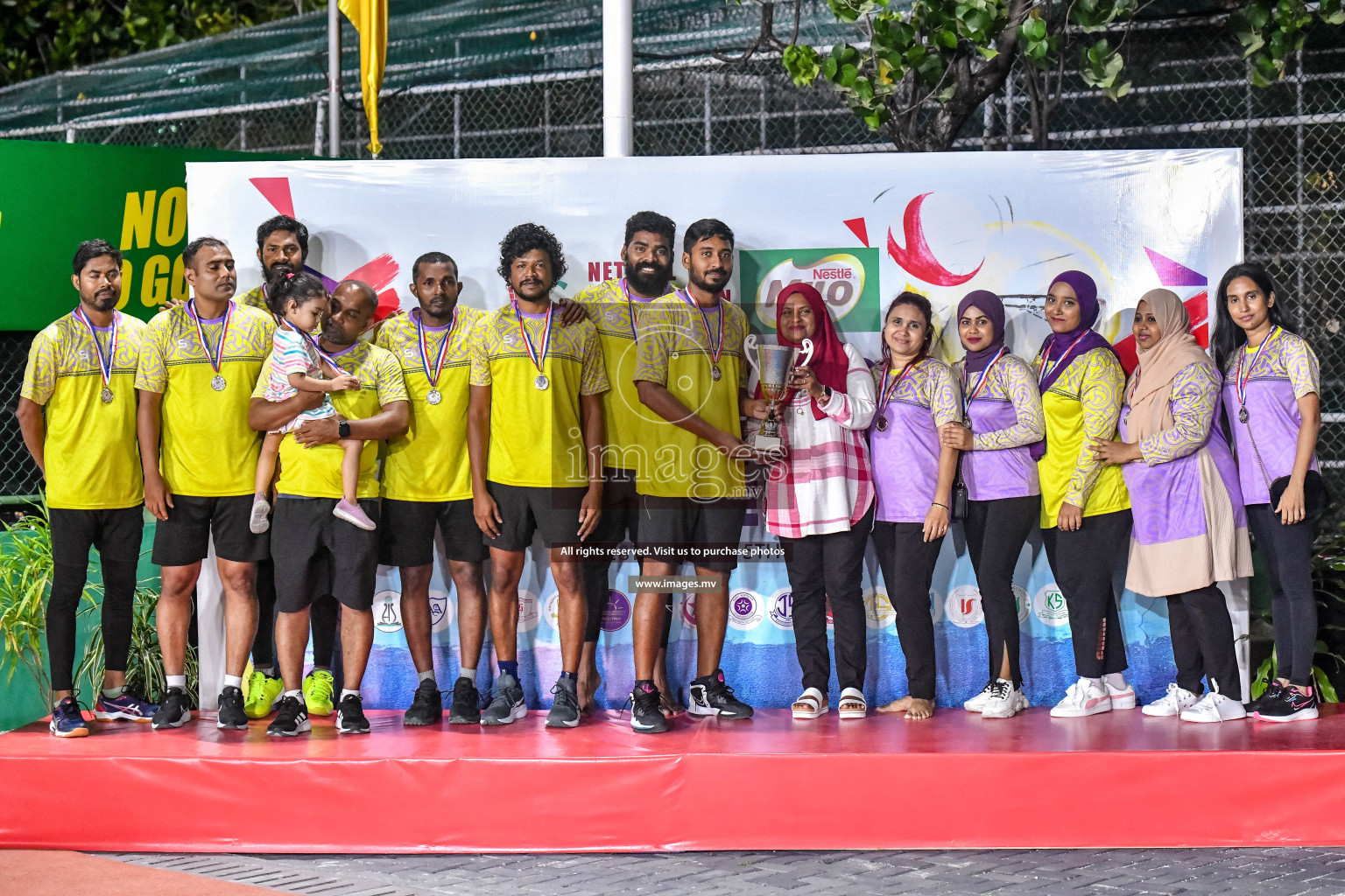 Final of Inter-School Parents Netball Tournament was held in Male', Maldives on 4th December 2022. Photos: Nausham Waheed / images.mv