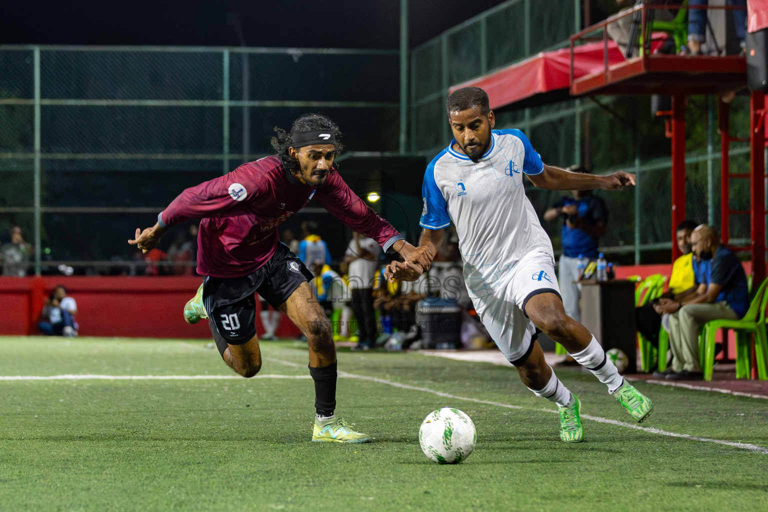 Kulhivaru Vuzaaraa vs Customs RC in Day 9 of Office League 2025 was held on Thursday, 24th April 2025 in Hulhumale', Maldives. Photos: Mohamed Mahfooz Moosa / images.mv