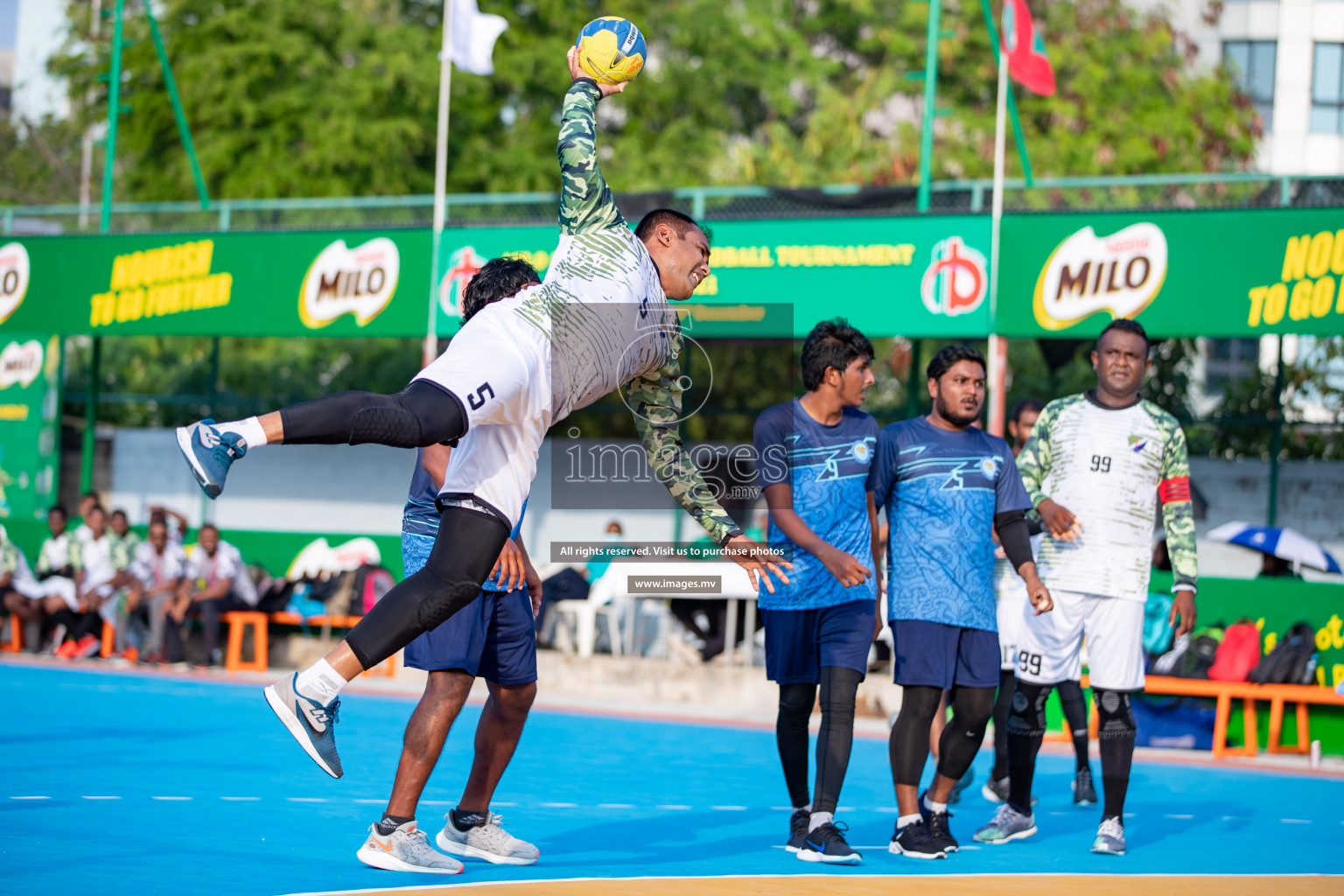 Milo 8th National Handball Tournament Day 4, 18th December 2021, at Handball Ground, Male', Maldives. Photos by Hassan Simah