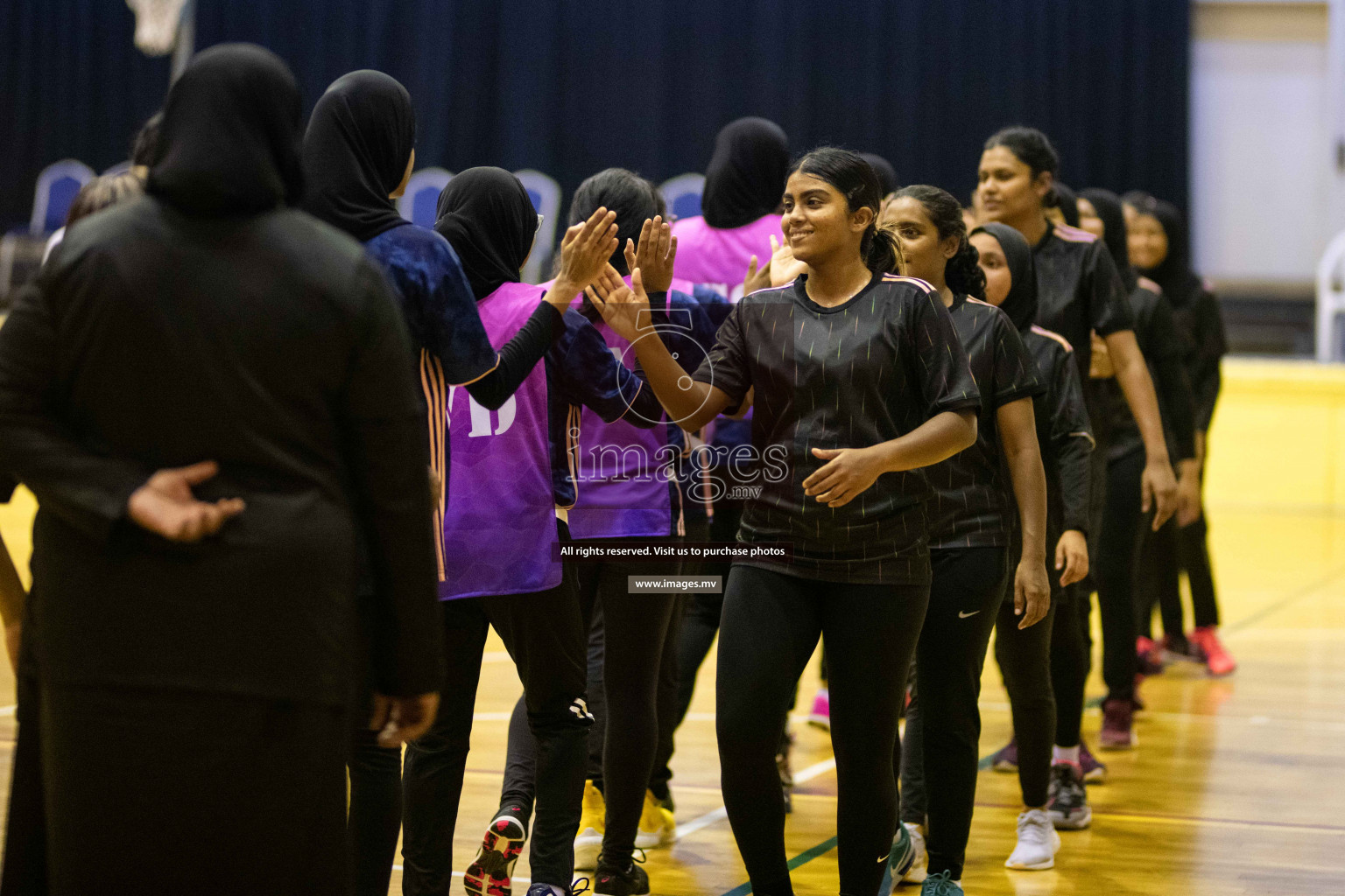 Kulhudhuffushi Youth & R.C vs Shining Star Sports Club in the Semi Finals of Milo National Netball Tournament 2021 held on 3 December 2021 in Male', Maldives, photos by Maanish