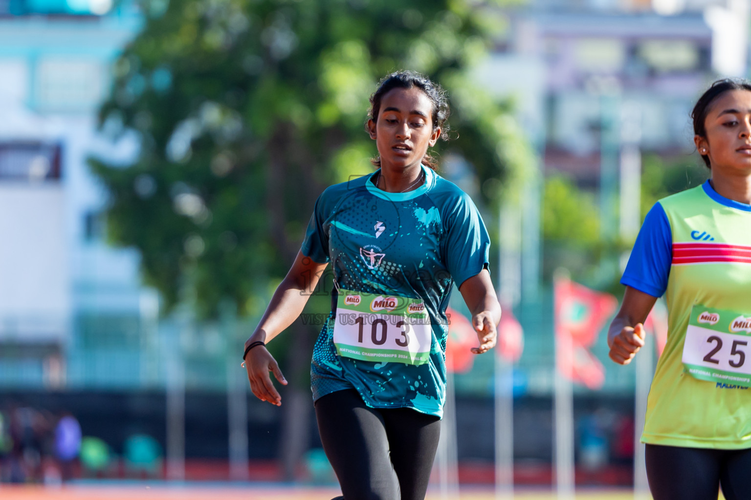 Day 1 of 33rd National Athletics Championship was held in Ekuveni Track at Male', Maldives on Thursday, 5th September 2024. Photos: Nausham Waheed / images.mv