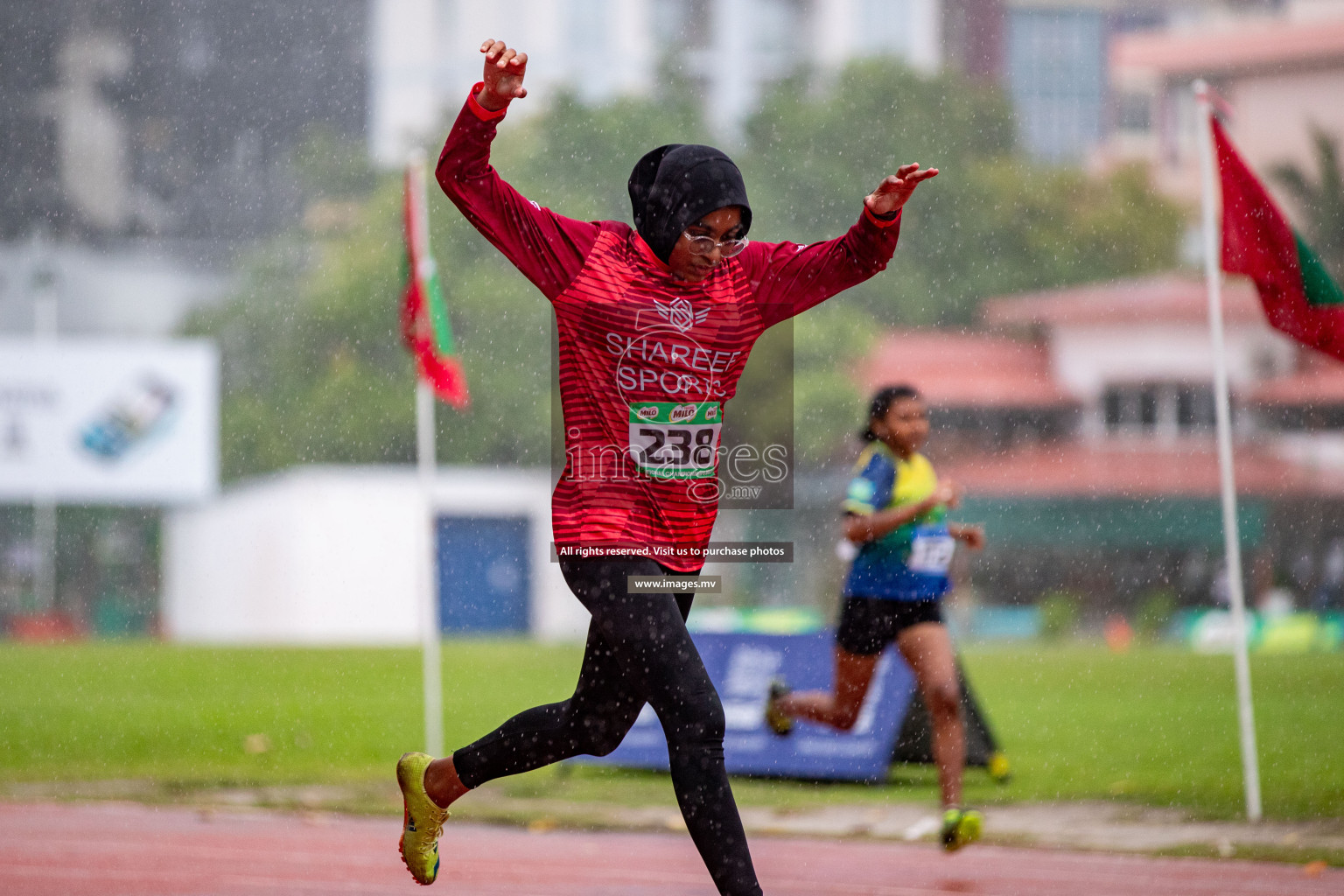 Day 2 of National Athletics Championship 2023 was held in Ekuveni Track at Male', Maldives on Friday, 24th November 2023. Photos: Hassan Simah / images.mv