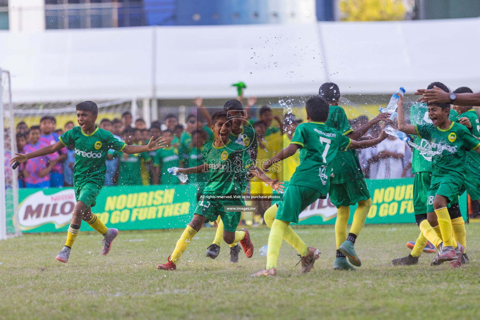 Day 2 of MILO Academy Championship 2023 (U12) was held in Henveiru Football Grounds, Male', Maldives, on Saturday, 19th August 2023. Photos: Shuu / images.mv