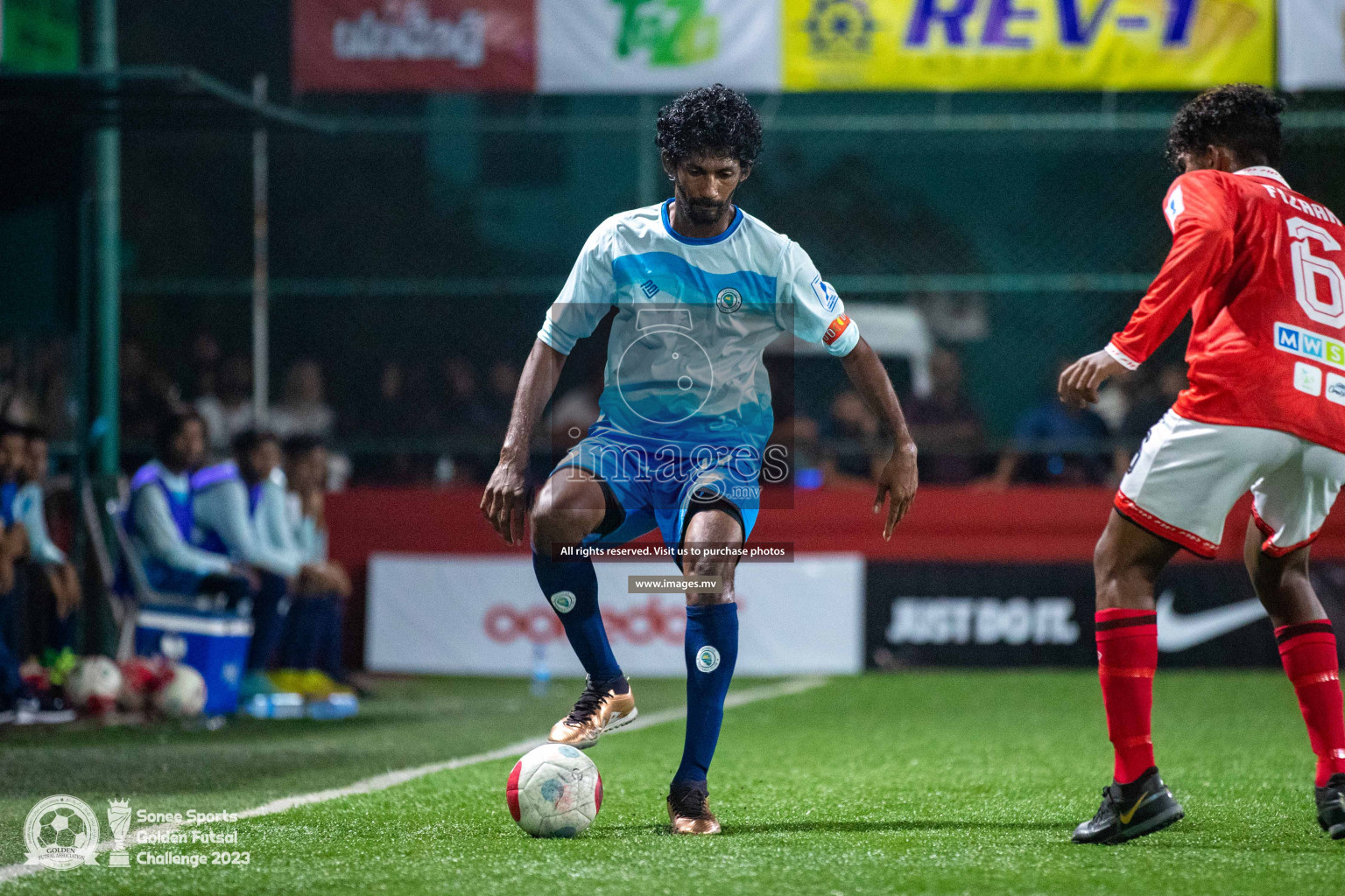 AA. Thoddoo vs AA. Mathiveri in Day 4 of Golden Futsal Challenge 2023 on 08 February 2023 in Hulhumale, Male, Maldives