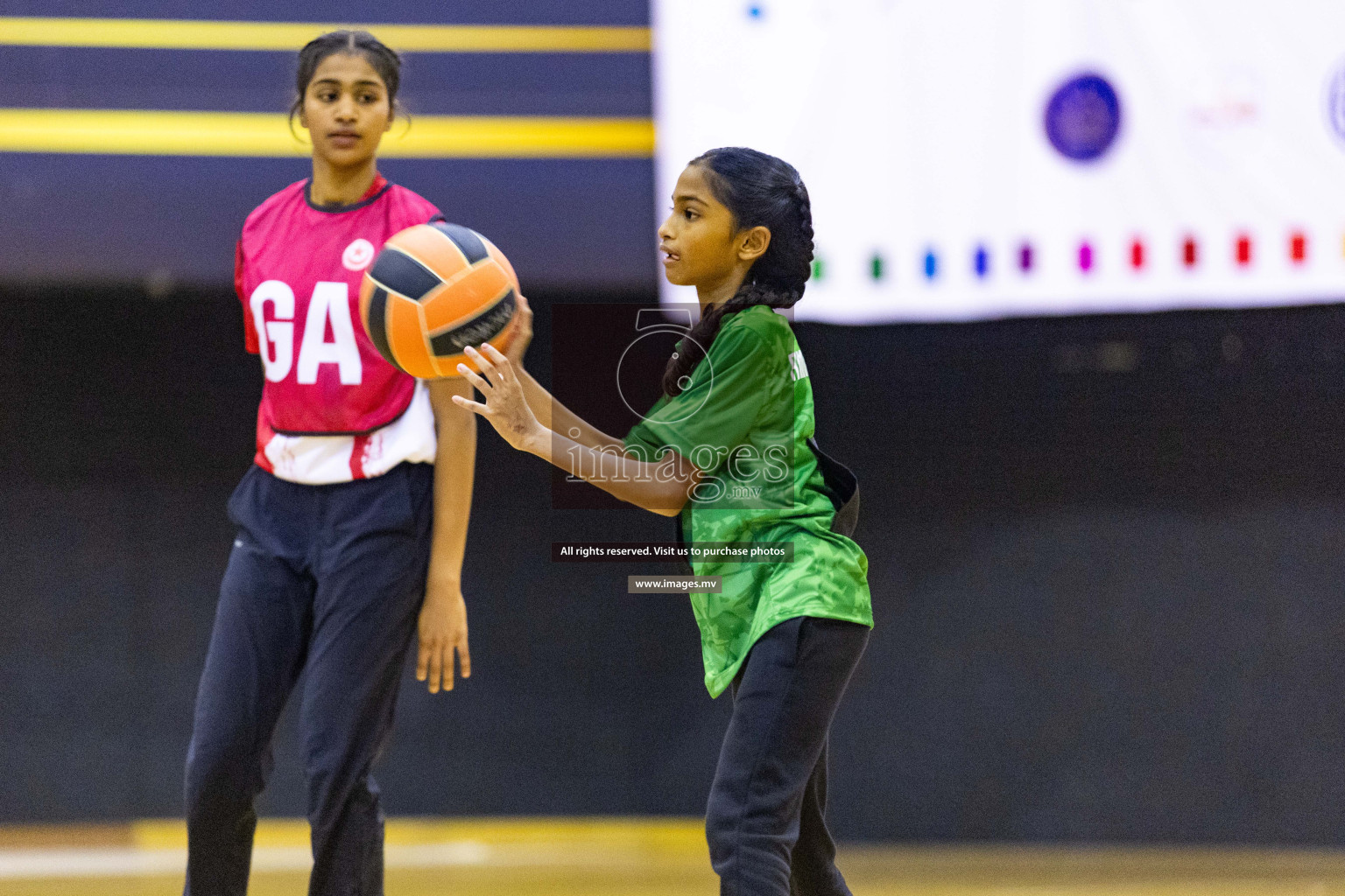 Day2 of 24th Interschool Netball Tournament 2023 was held in Social Center, Male', Maldives on 28th October 2023. Photos: Nausham Waheed / images.mv