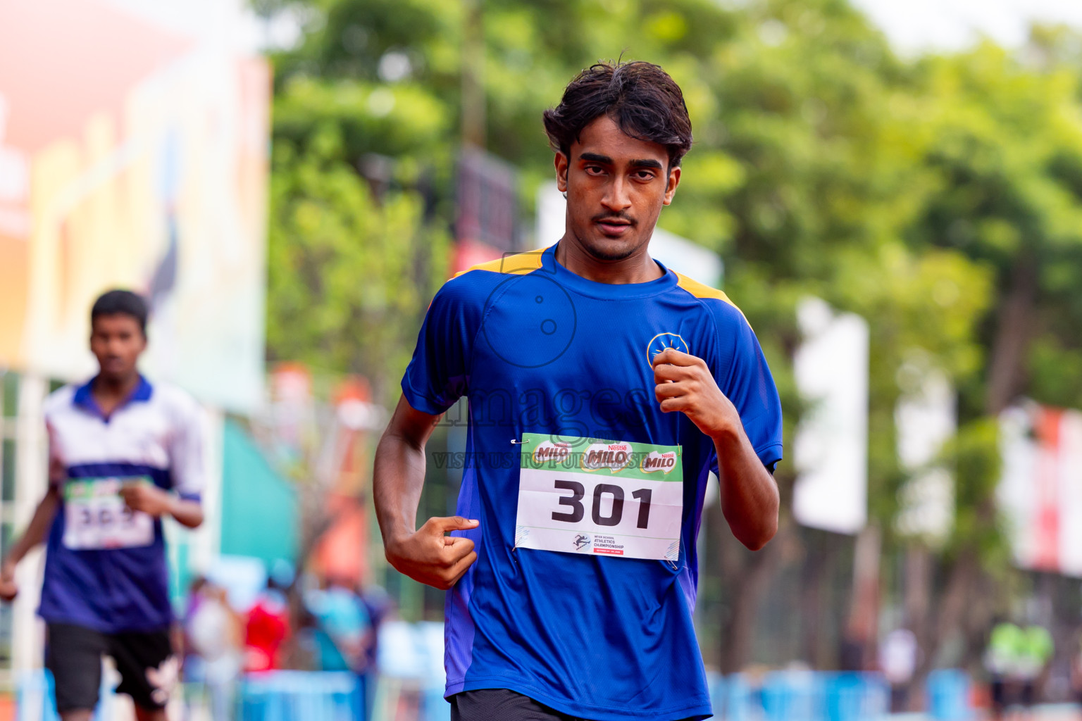 Day 4 of Inter-school Athletics Championship 2025 held in Ekuveni Synthetic Track, Male', Maldives on Thursday, 09th October 2025. Photos by: Nausham Waheed / Images.mv