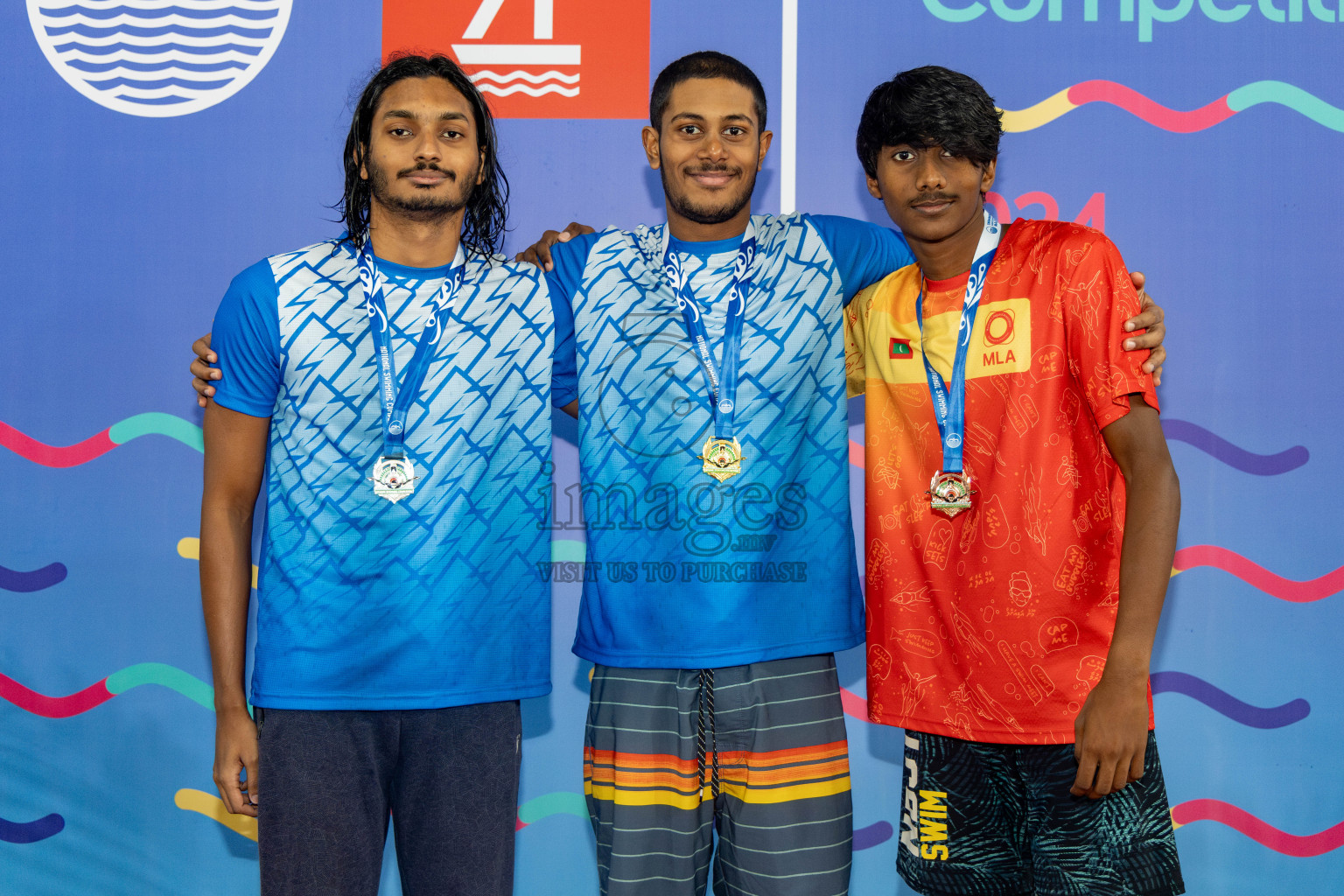 Day 6 of National Swimming Competition 2024 held in Hulhumale', Maldives on Wednesday, 18th December 2024. 
Photos: Hassan Simah / images.mv