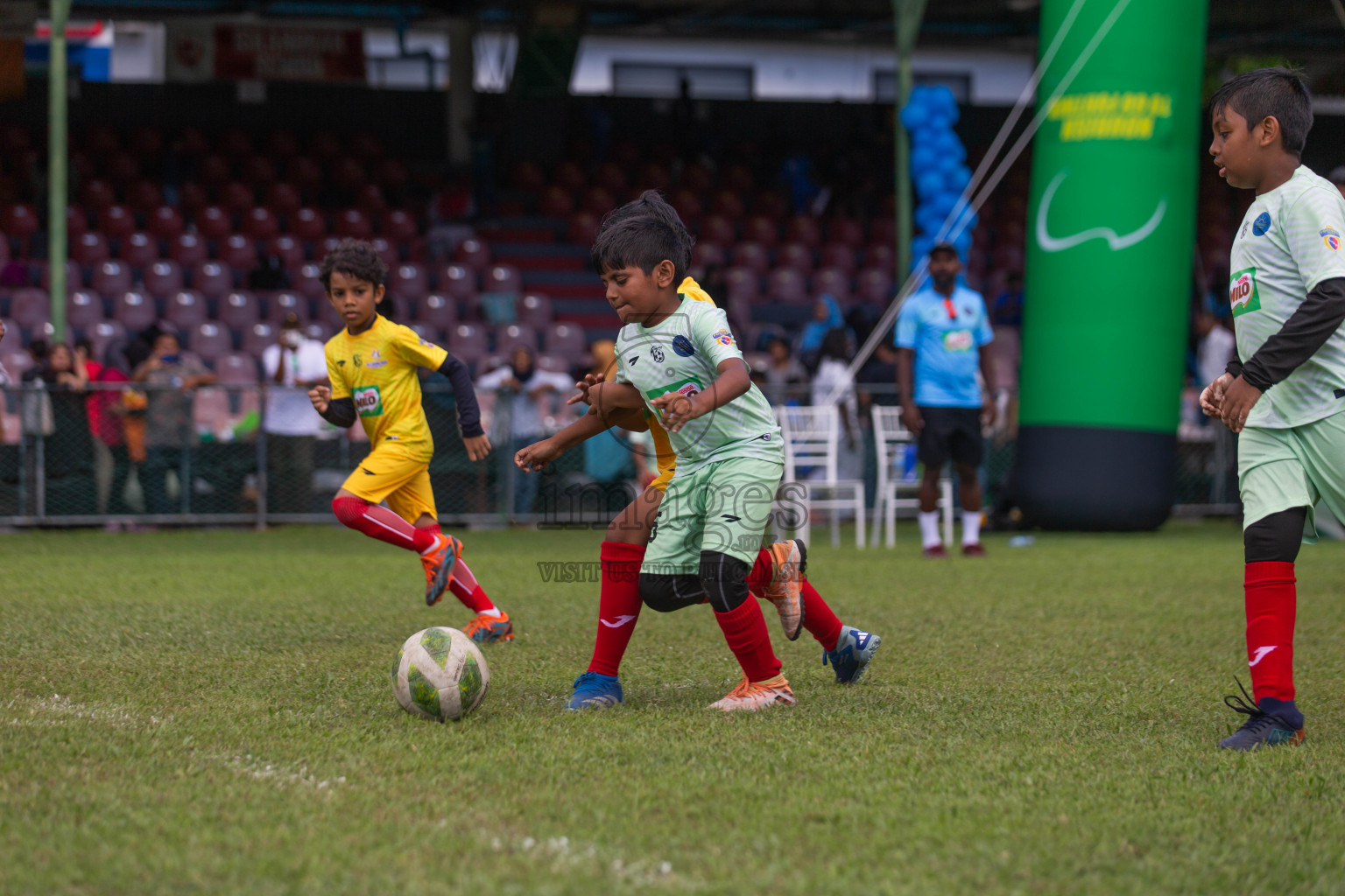 Day 2 of MILO Kids Football Fiesta was held at National Stadium in Male', Maldives on Saturday, 24th February 2024.