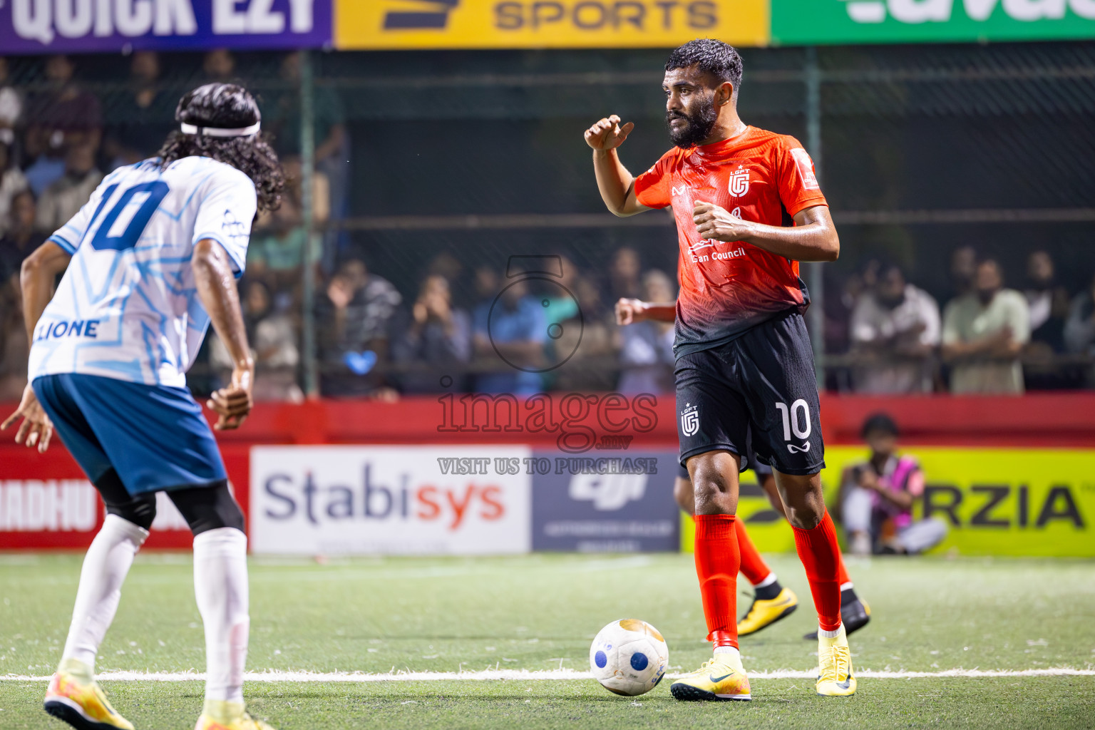L Gan vs L Maabaidhoo in Day 14 of Golden Futsal Challenge 2025 was held on Saturday, 18th January 2025, in Hulhumale', Maldives. Photos: Ismail Thoriq / images.mv