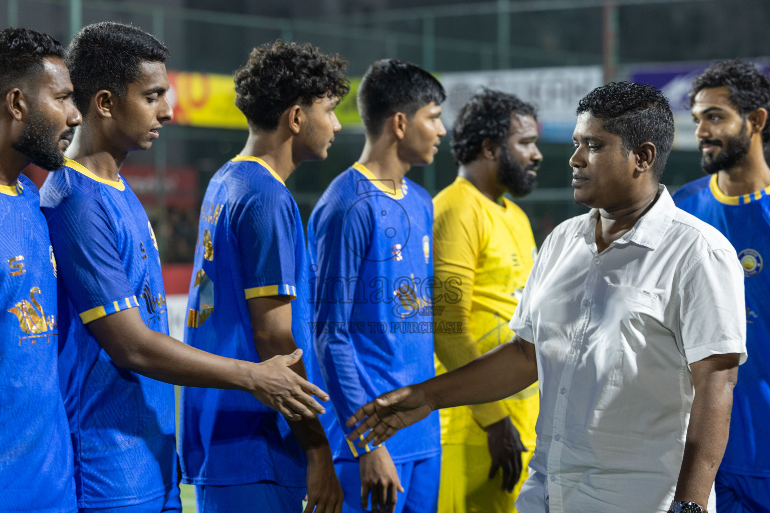 HA Filladhoo vs HA Baarah in Day 13 of Golden Futsal Challenge 2025 was held on Friday, 17th January 2025, in Hulhumale', Maldives 
Photos: Hassan Simah / images.mv