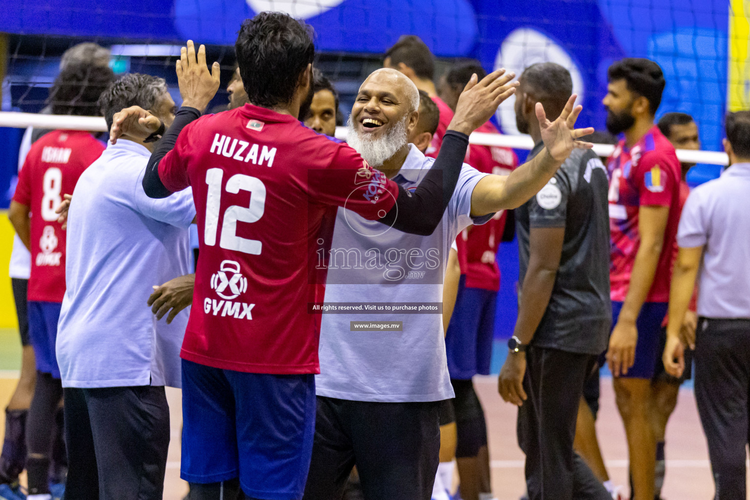 Sports Club City vs Dhivehi Sifainge Club in the Finals of National Volleyball Tournament 2022 on Thursday, 07th July 2022, held in Social Center, Male', Maldives