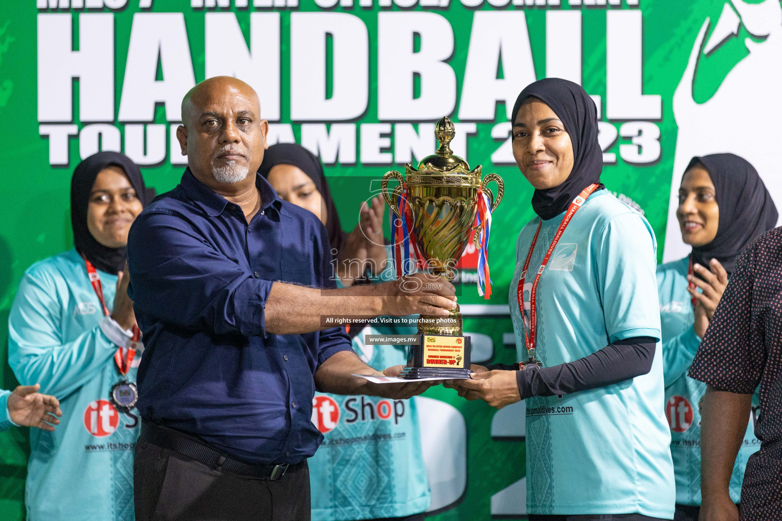 1st Division Final of 7th Inter-Office/Company Handball Tournament 2023, held in Handball ground, Male', Maldives on Monday, 24th October 2023 Photos: Nausham Waheed/ Images.mv