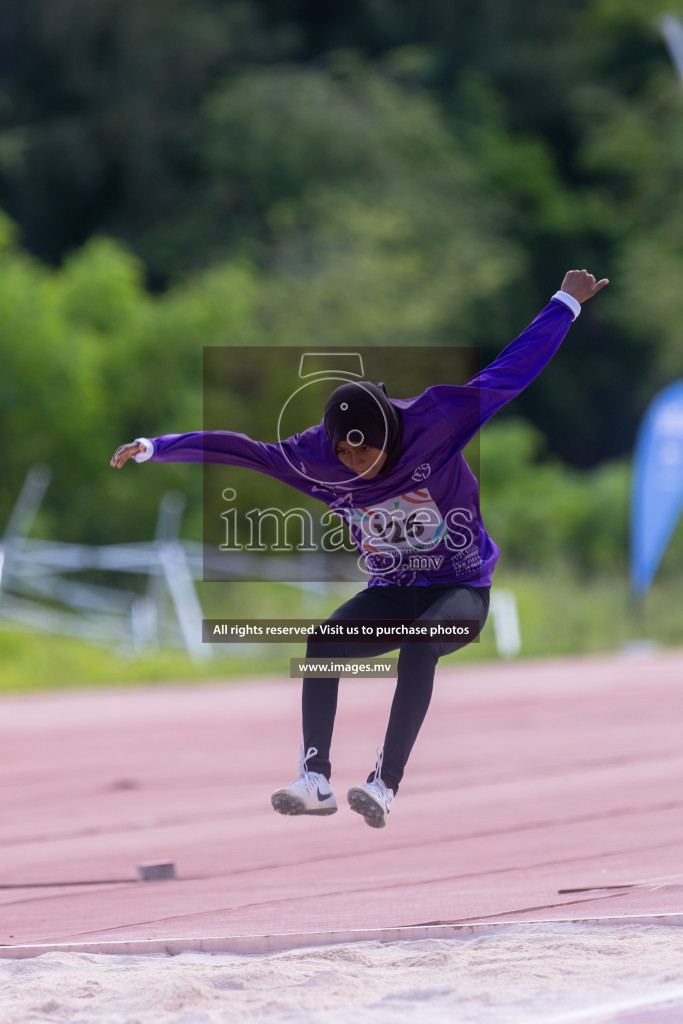 Day two of Inter School Athletics Championship 2023 was held at Hulhumale' Running Track at Hulhumale', Maldives on Sunday, 15th May 2023. Photos: Shuu/ Images.mv