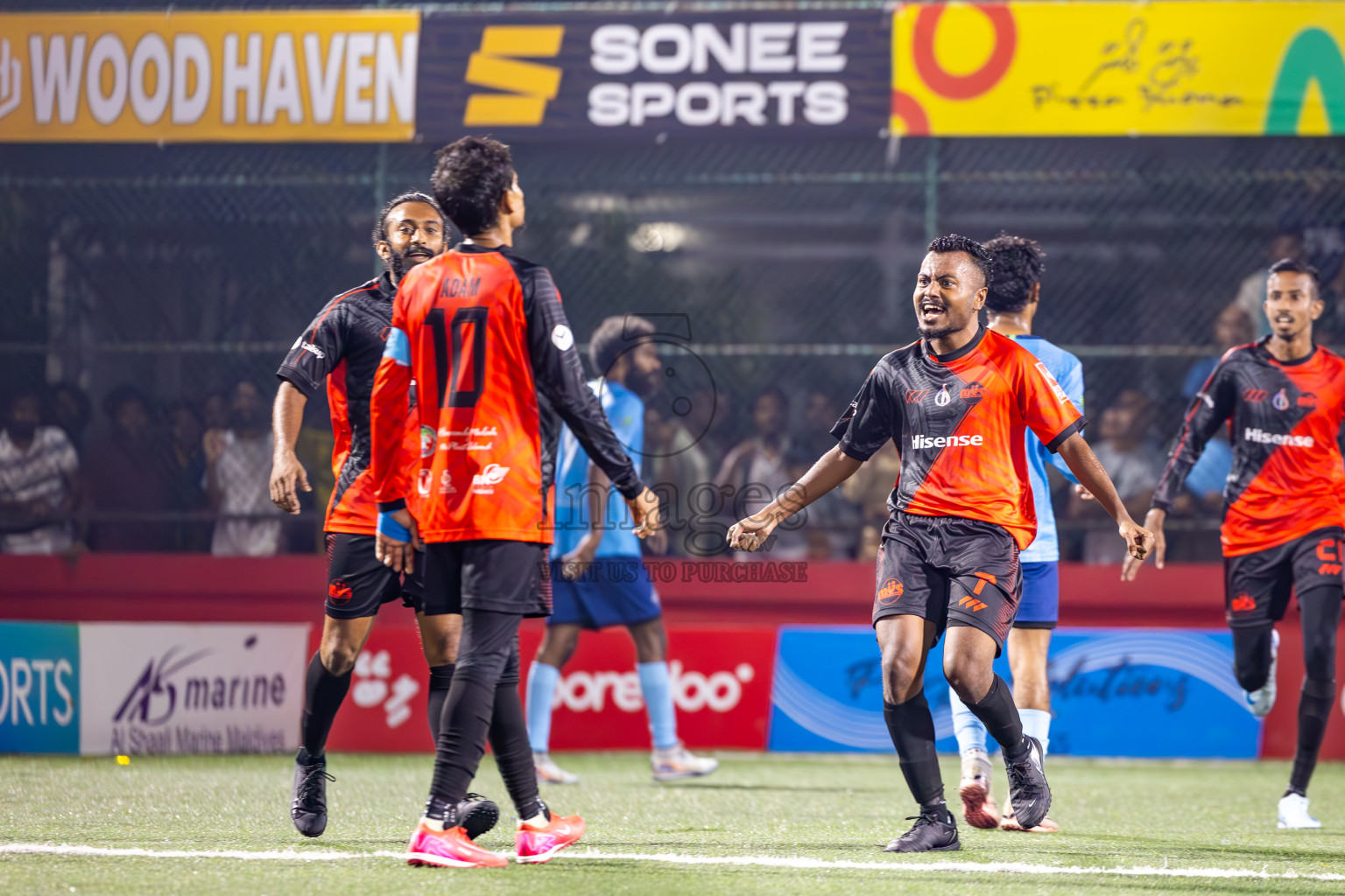 M Dhiggaru vs M Muli in Meemu Atoll Finals in Day 25 of Golden Futsal Challenge 2025 was held on Wednesday , 28th January 2025, in Hulhumale', Maldives. Photos: Ismail Thoriq / images.mv