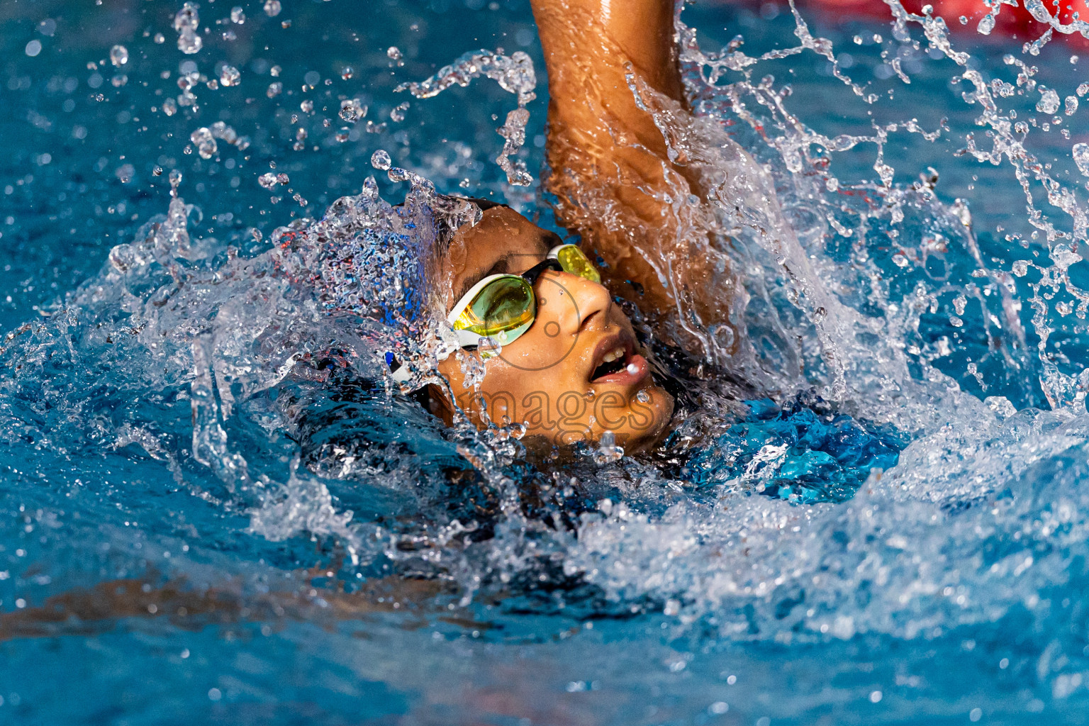 Day 5 of 1st National Short Course Swimming Competition held in Hulhumale', Maldives on Wednesday, 18th June 2025. Photos: Nausham Waheed / images.mv