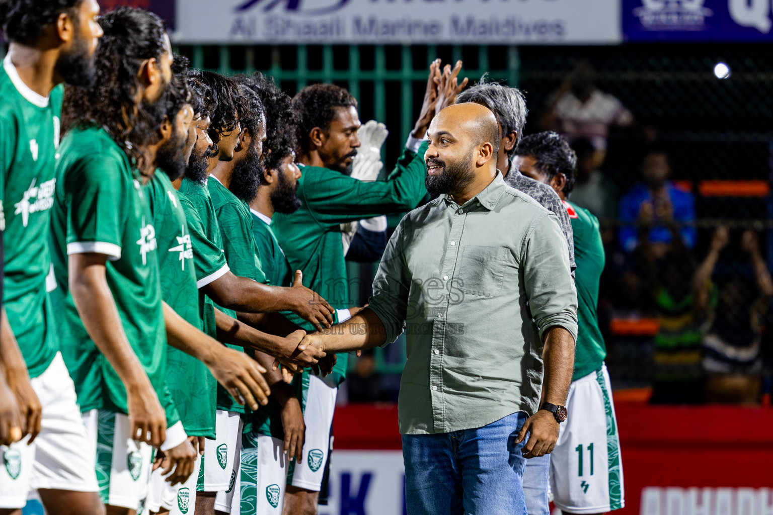 S Feydhoo VS S Maradhoofeydhoo in Day 7 of Golden Futsal Challenge 2025 was held on Saturday, 11th January 2025, in Hulhumale', Maldives Photos: Nausham Waheed / images.mv