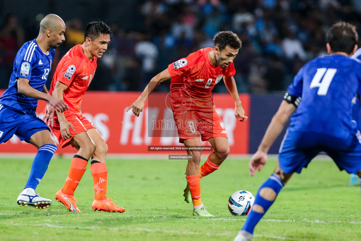 Kuwait vs India in the Final of SAFF Championship 2023 held in Sree Kanteerava Stadium, Bengaluru, India, on Tuesday, 4th July 2023. Photos: Nausham Waheed, Hassan Simah / images.mv