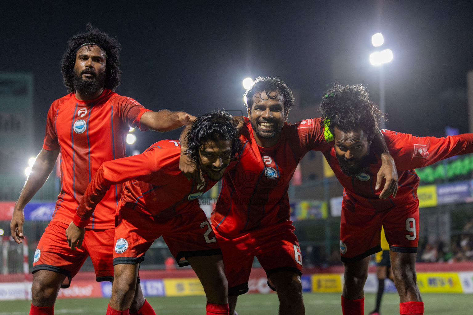 N Velidhoo vs N Maafaru in Day 18 of Golden Futsal Challenge 2024 was held on Thursday, 1st February 2024, in Hulhumale', Maldives Photos: Mohamed Mahfooz Moosa, / images.mv