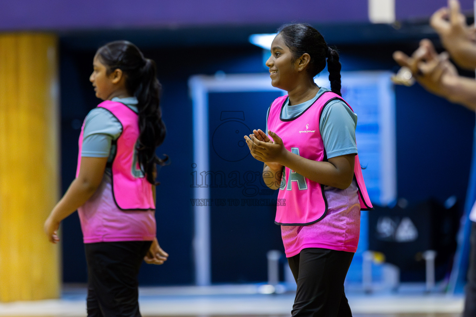 NETGEN A vs FIONTI Sports Academy (U11) in Day 1 of 3rd Junior Championship - Netball association of Maldives, held at Social Center on 19th January 2025 . Photos by Shuu Abdul Sattar