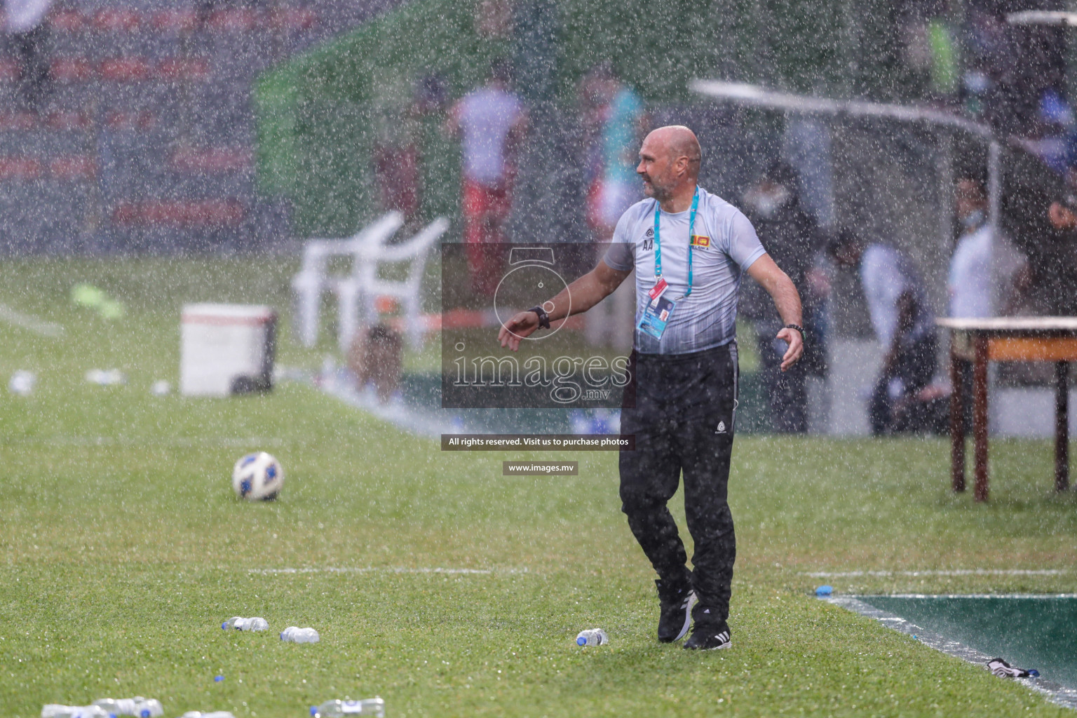 Bangladesh vs Sri Lanka in SAFF Championship 2021 held on 1st October 2021 in Galolhu National Stadium, Male', Maldives