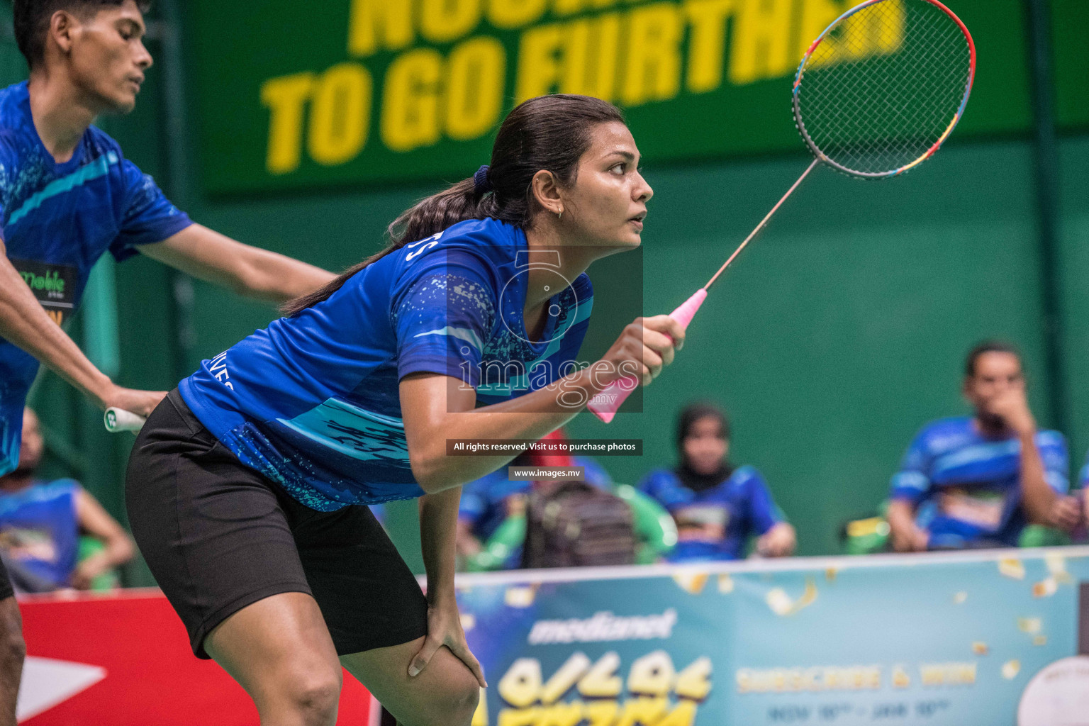 Day 2 of Badminton association mixed group championship 2021 held in Male', Maldives Photos by Nausham Waheed