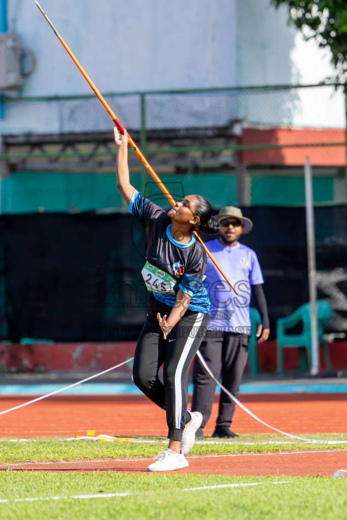 Day 1 of 33rd National Athletics Championship was held in Ekuveni Track at Male', Maldives on Thursday, 5th September 2024. Photos: Nausham Waheed / images.mv