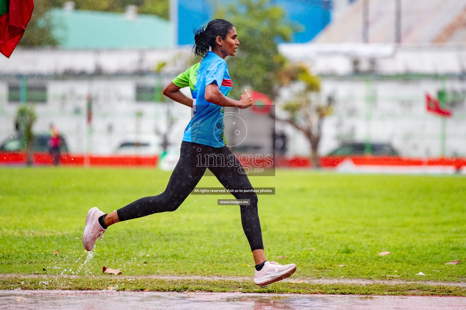 Day 2 of National Athletics Championship 2023 was held in Ekuveni Track at Male', Maldives on Friday, 24th November 2023. Photos: Hassan Simah / images.mv