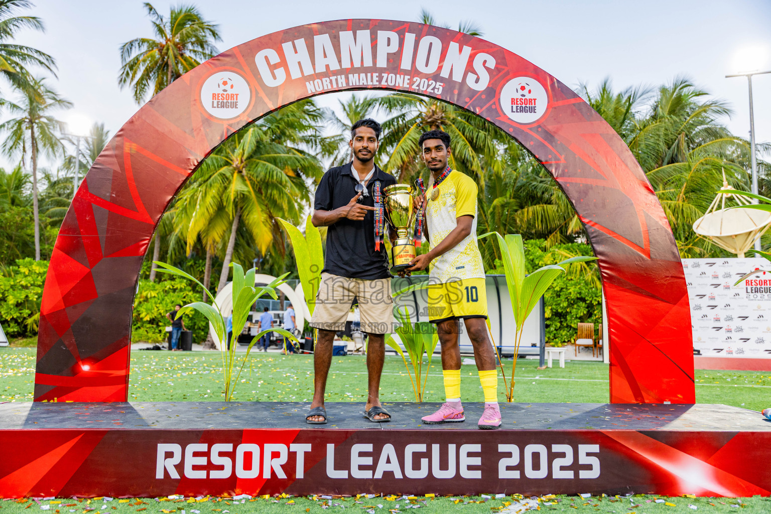 Jumeirah vs Varu in Final of Resort League 2025 (North Male Zone) was held on Saturday, 27th September 2025 in One And Only Reethi Rah Maldives Resort, Photos: Areef Adam / images.mv