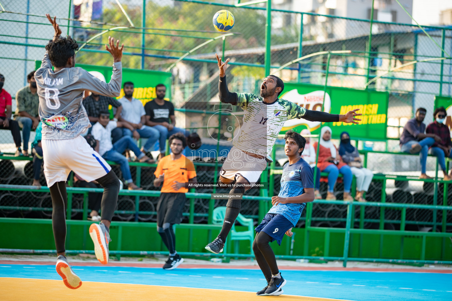 Milo 8th National Handball Tournament Day 4, 18th December 2021, at Handball Ground, Male', Maldives. Photos by Hassan Simah