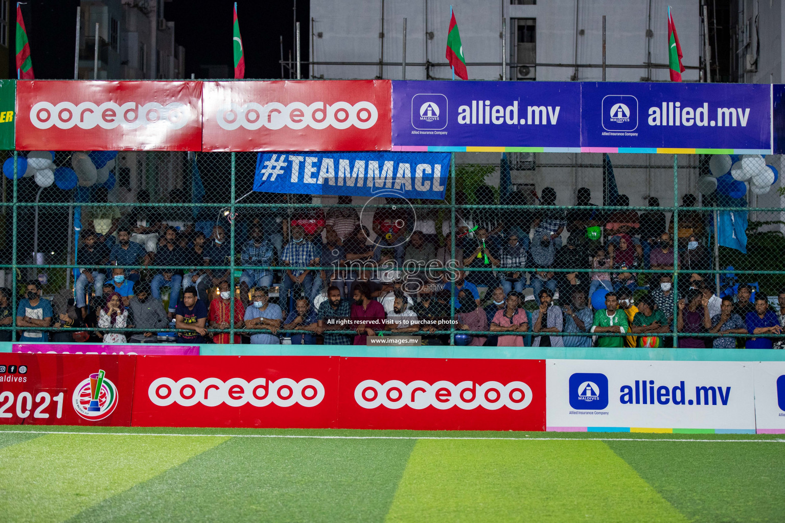 Prison Club vs MACL in the Quarter Finals of Club Maldives 2021 held at Hulhumale;, on 12th December 2021 Photos: Ismail Thoriq / images.mv