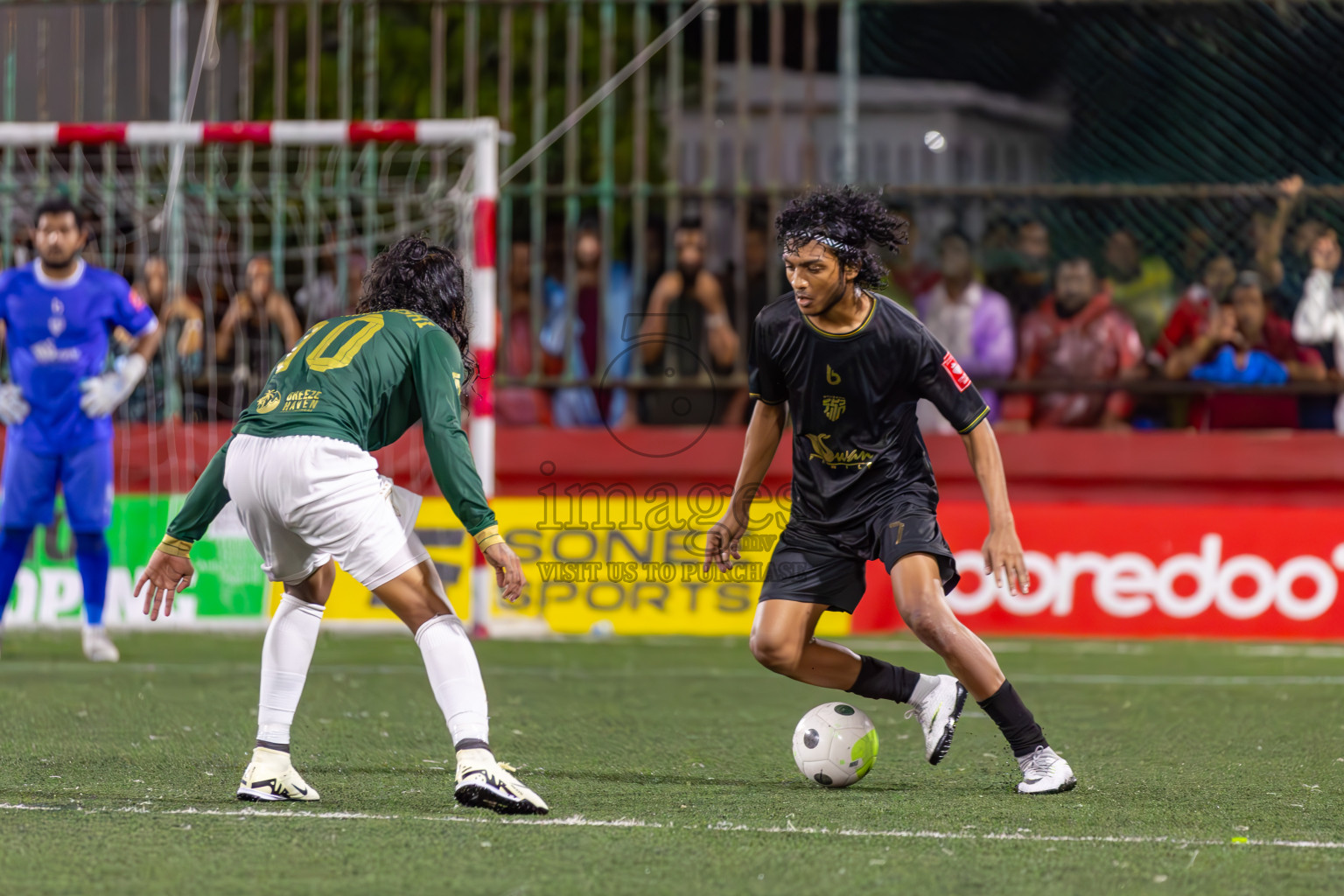 Th Thimarafushi vs HA Utheemu in Round of 16 on Day 40 of Golden Futsal Challenge 2024 which was held on Tuesday, 27th February 2024, in Hulhumale', Maldives Photos: Ismail Thoriq / images.mv