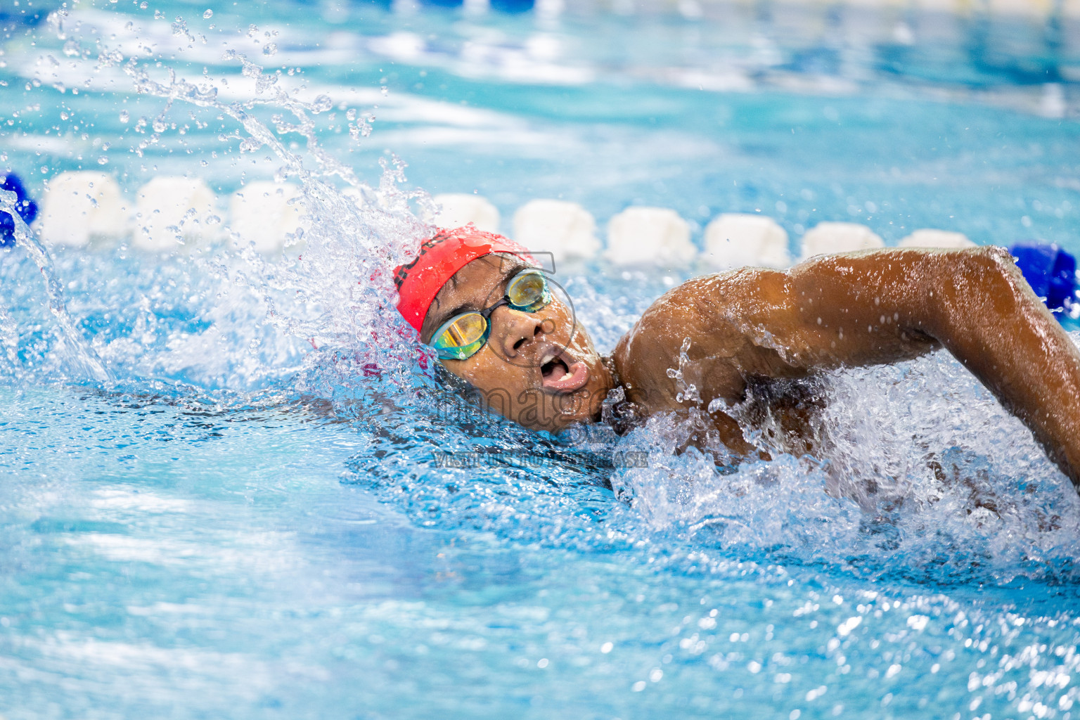 Day 1 of BML 21st Interschool Swimming Competition 2025 was held in Hulhumale' Swimming Pool, Hulhumale', Maldives on Saturday, 11th October 2025. 
Photos: Ismail Thoriq / images.mv
