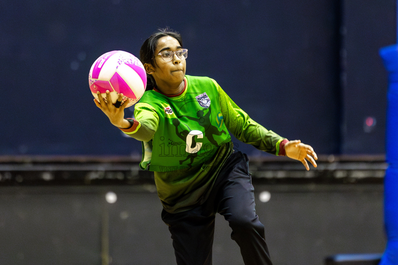 Fionti SC vs Young Netters A in Day 6  of 3rd Netball Junior Championship, held at Social Center on Friday 24th January 2025 . Photos: Shuu Abdul Sattar / images.mv