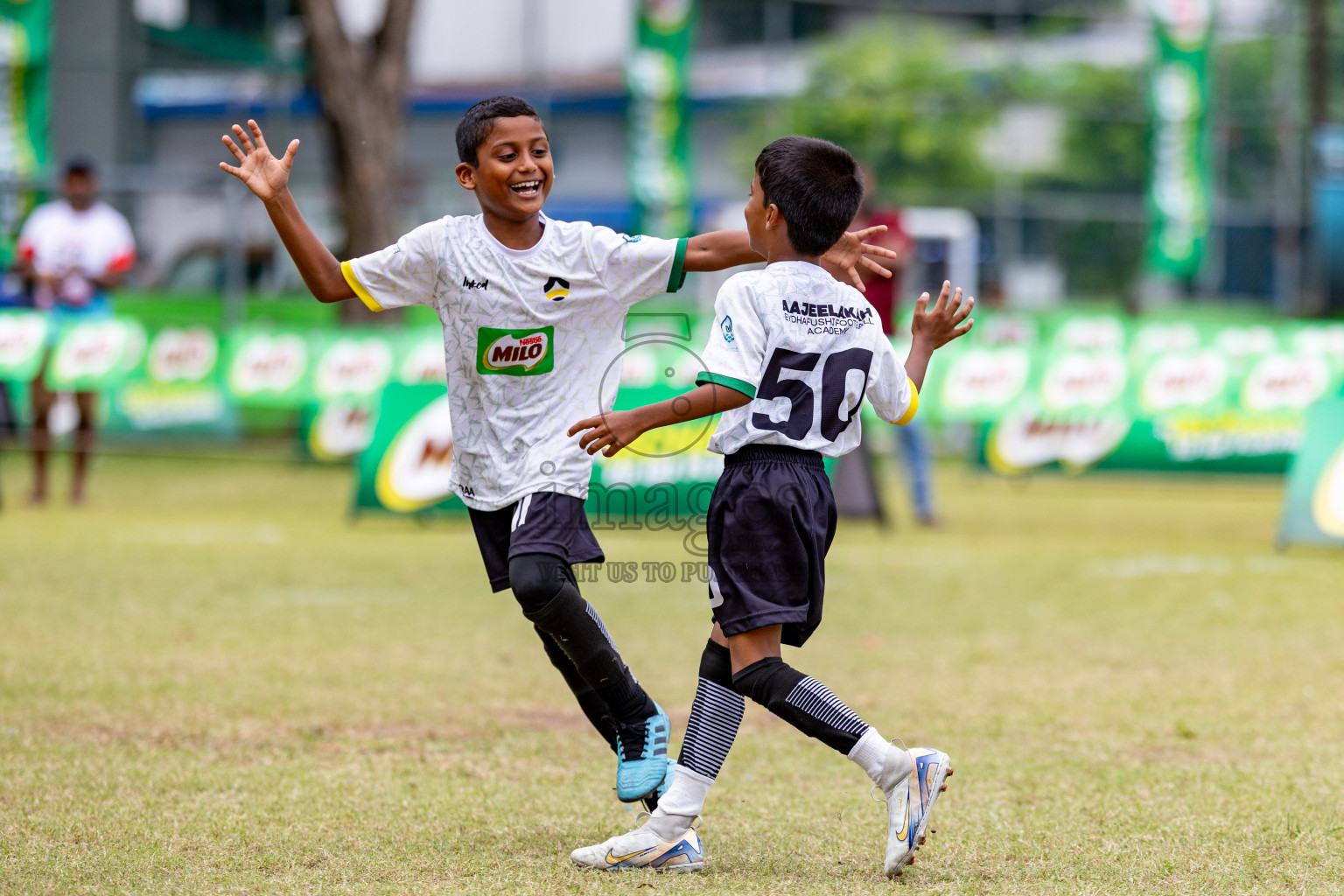 Day 1 of MILO SVAM Juniors 2025 (U-8) was held at Henveiru Stadium in Male', Maldives on Thursday, 26th June 2025. 
Photos: Hassan Simah / images.mv