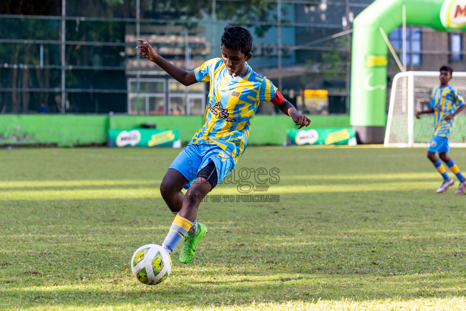 Day 4 of MILO Academy Championship 2024 (U-14) was held in Henveyru Stadium, Male', Maldives on Sunday, 3rd November 2024. 
Photos: Hassan Simah / Images.mv