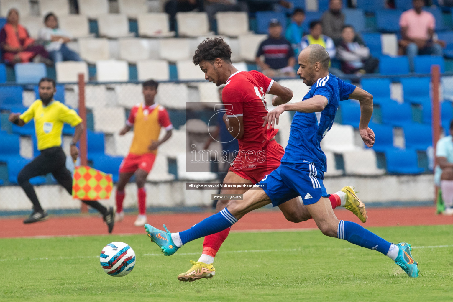 Kuwait vs Nepal in the opening match of SAFF Championship 2023 held in Sree Kanteerava Stadium, Bengaluru, India, on Wednesday, 21st June 2023. Photos: Nausham Waheed / images.mv