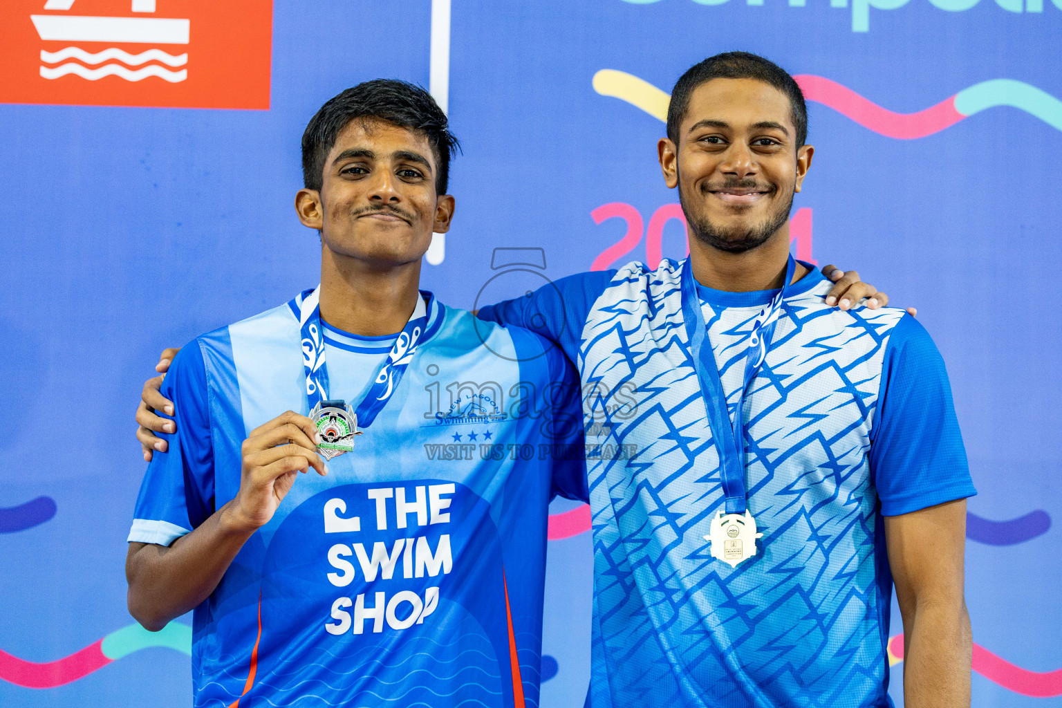 Day 5 of National Swimming Competition 2024 held in Hulhumale', Maldives on Tuesday, 17th December 2024. 
Photos: Hassan Simah / images.mv