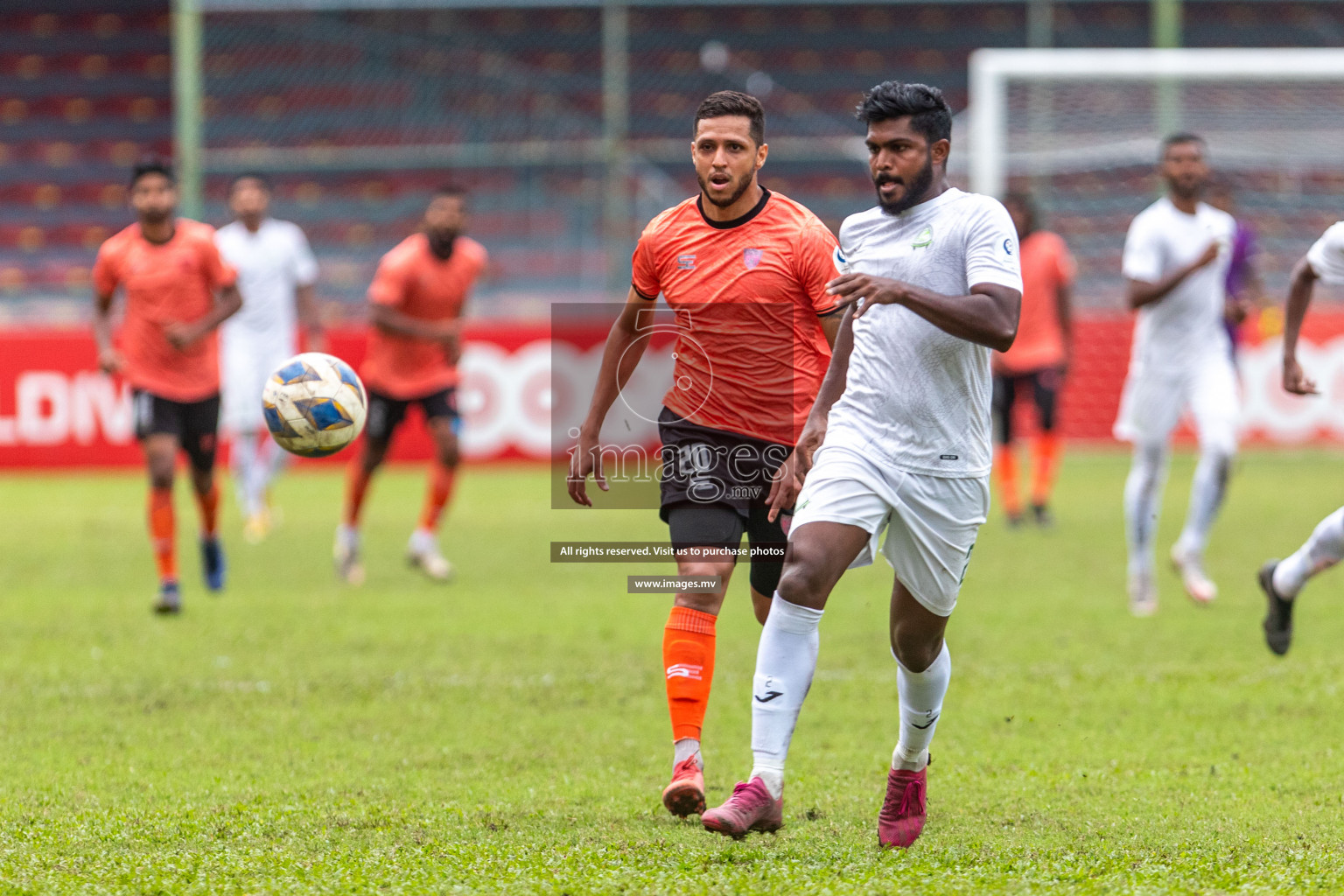 Club Green Streets vs Club Eagles in Ooredoo Dhivehi Premier League 2021/22 on 21st July 2022, held in National Football Stadium, Male', Maldives Photos: Ismail Thoriq/ Images mv