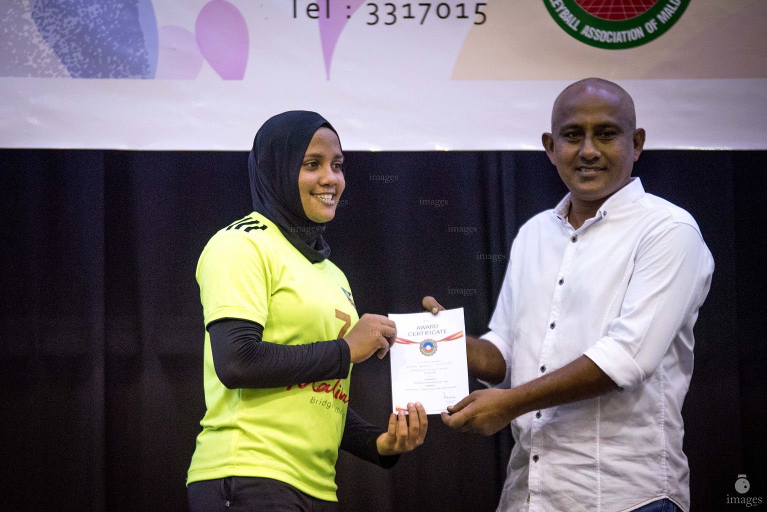 Police Club vs WAMCO in the final of Volleyball Association Cup 2019 (Women's Division), 02nd February 2019, Saturday Photos: Ismail Thoriq / images.mv