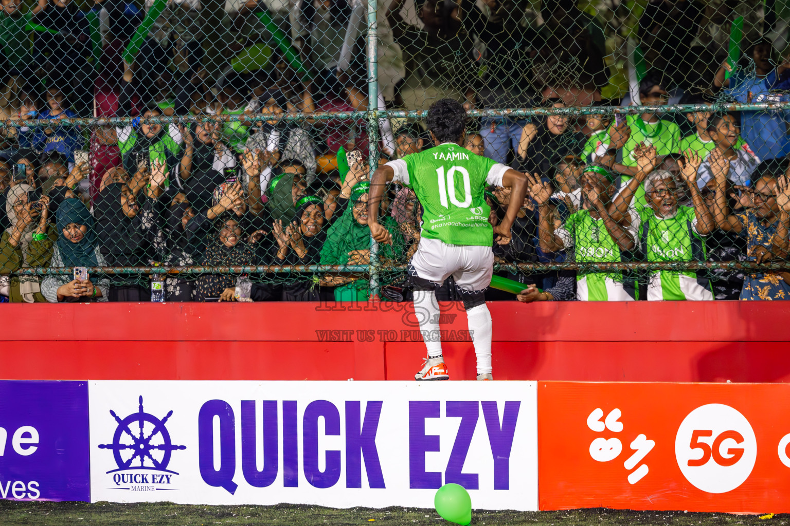 HDh Naivaadhoo vs HDh Neykurendhoo in Haa Dhaalu Atoll Finals Day 28 of Golden Futsal Challenge 2025 was held on Saturday , 1st February 2025, in Hulhumale', Maldives. Photos: Ismail Thoriq / images.mv