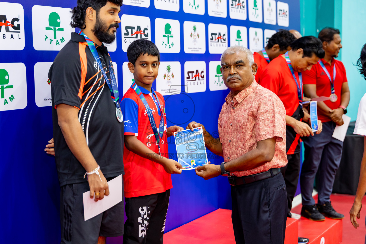 Finals of 30th Table Tennis Association Championship 2025 was held on Saturday, 20th September 2025 in Male' TT Hall, Male', Maldives. Photos: Nausham Waheed / images.mv