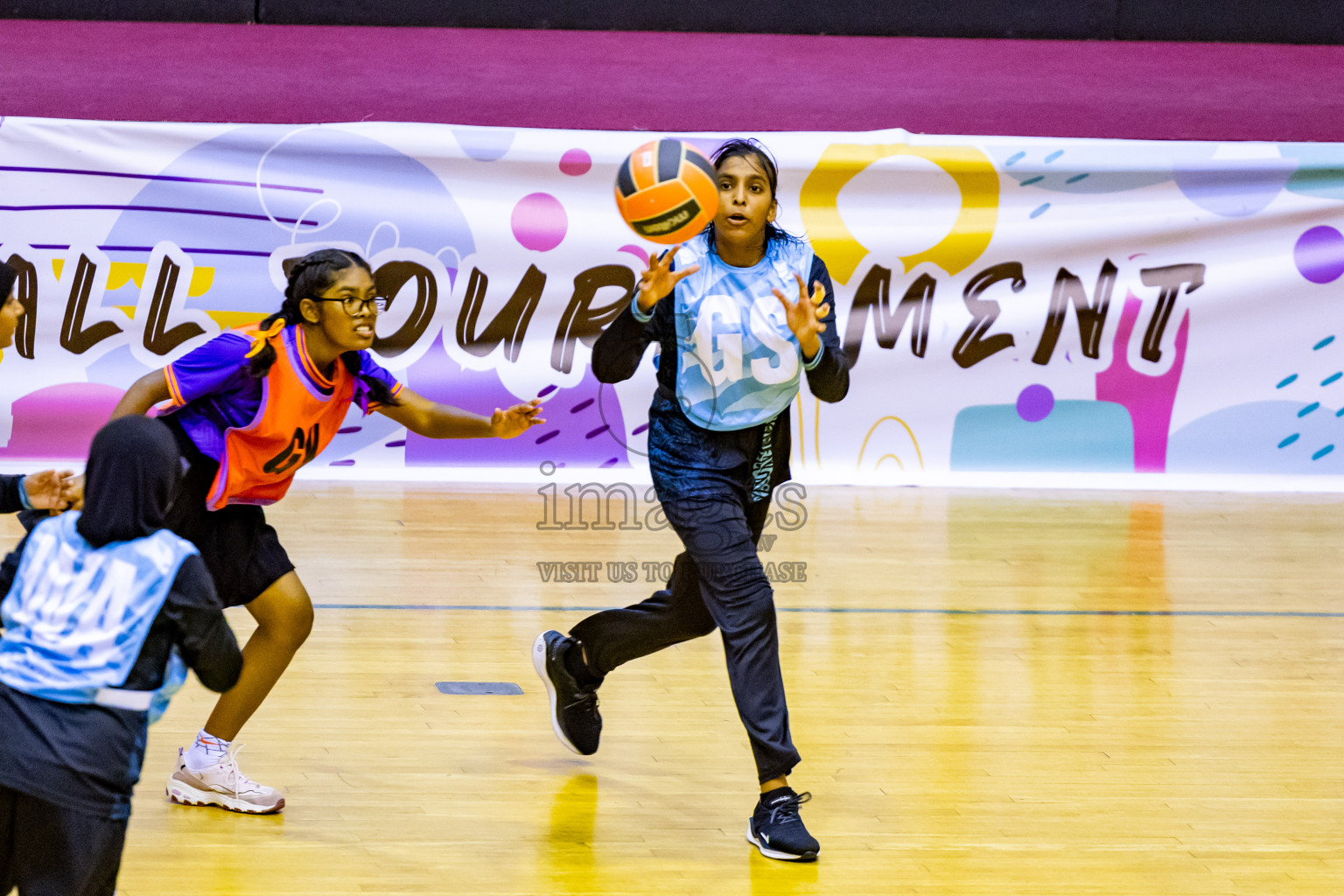 Day 14 of 25th Inter-School Netball Tournament was held in Social Center at Male', Maldives on Sunday, 25th August 2024. Photos: Nausham Waheed / images.mv