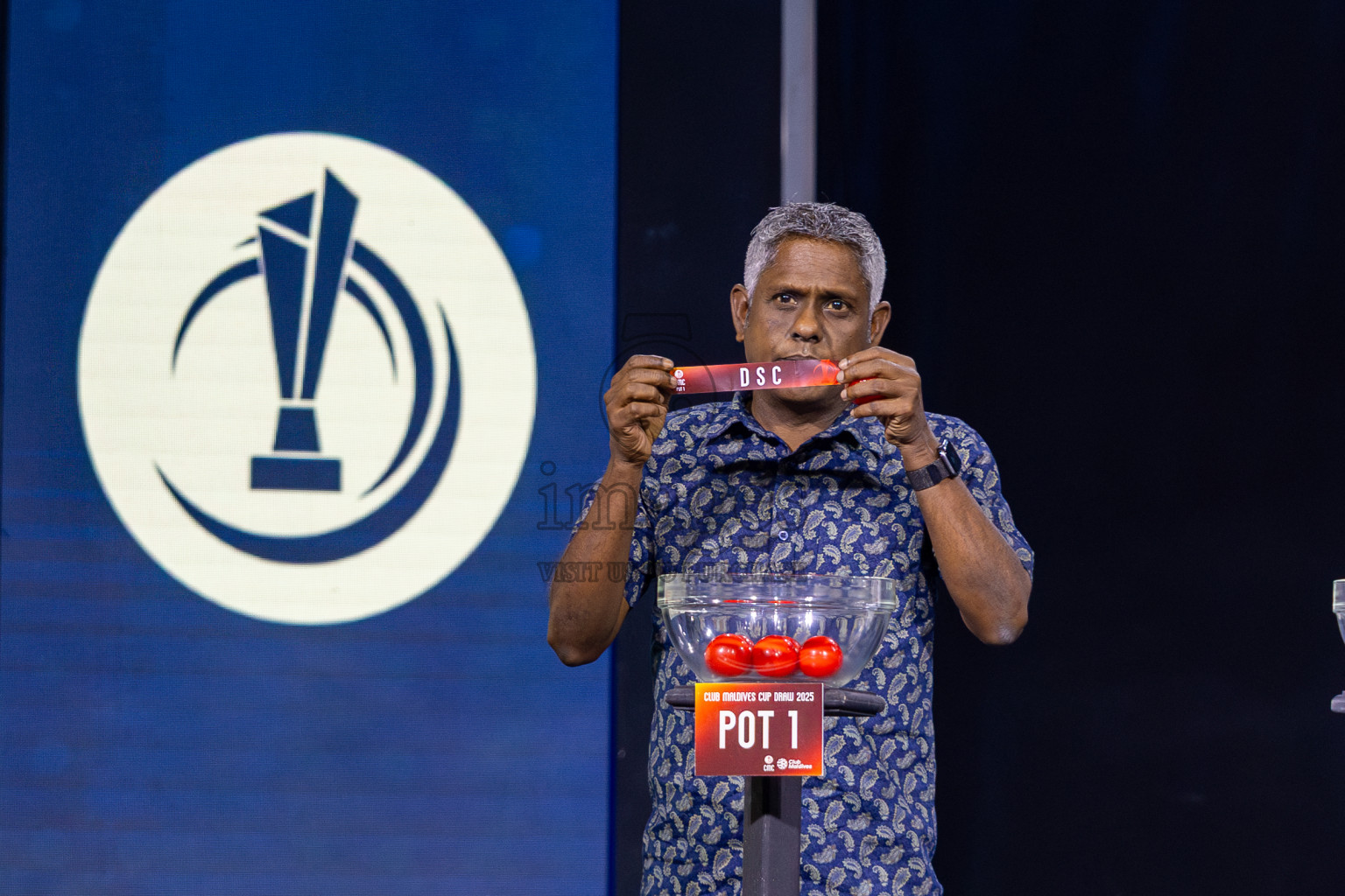 Draw for Club Maldives Cup 2025 was held on Friday, 12th September 2025 at PSM Studio. 
Photos: Ismail Thoriq/images.mv