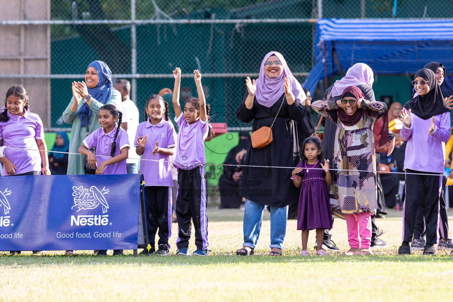 Day 3 of Nestle' Kids Netball Fiesta 2023 held in Henveyru Stadium, Male', Maldives on Saturday, 2nd December 2023. Photos by Nausham Waheed / Images.mv