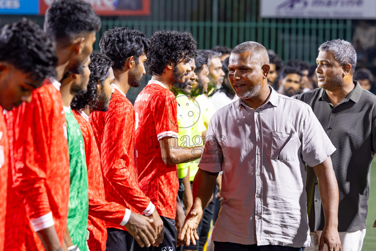 Dh Maaenboodhoo vs Dh Kudahuvadhoo in Dhaalu Atoll Finals in Day 25 of Golden Futsal Challenge 2025 was held on Wednesday , 28th January 2025, in Hulhumale', Maldives. Photos: Ismail Thoriq / images.mv