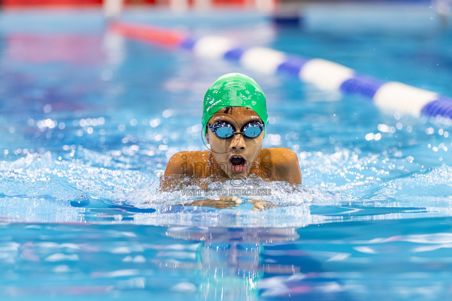 Day 4 of BML 6th National Kids Swimming Kids Festival 2025 held in Hulhumale', Maldives on Thursday, 6th November 2024. Photos: Hassan Simah / images.mv