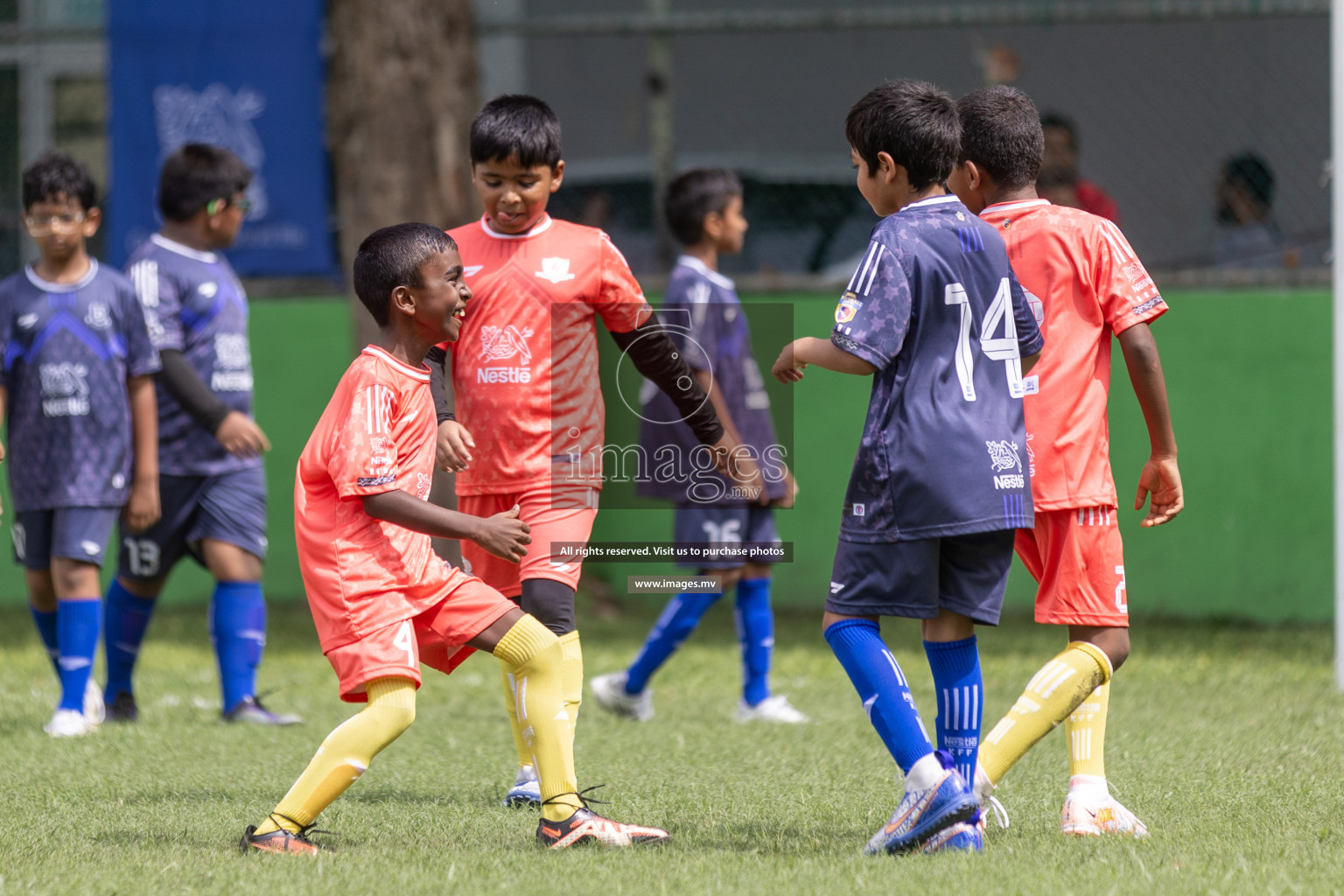 Day 1 of Nestle kids football fiesta, held in Henveyru Football Stadium, Male', Maldives on Wednesday, 11th October 2023 Photos: Shut Abdul Sattar/ Images.mv