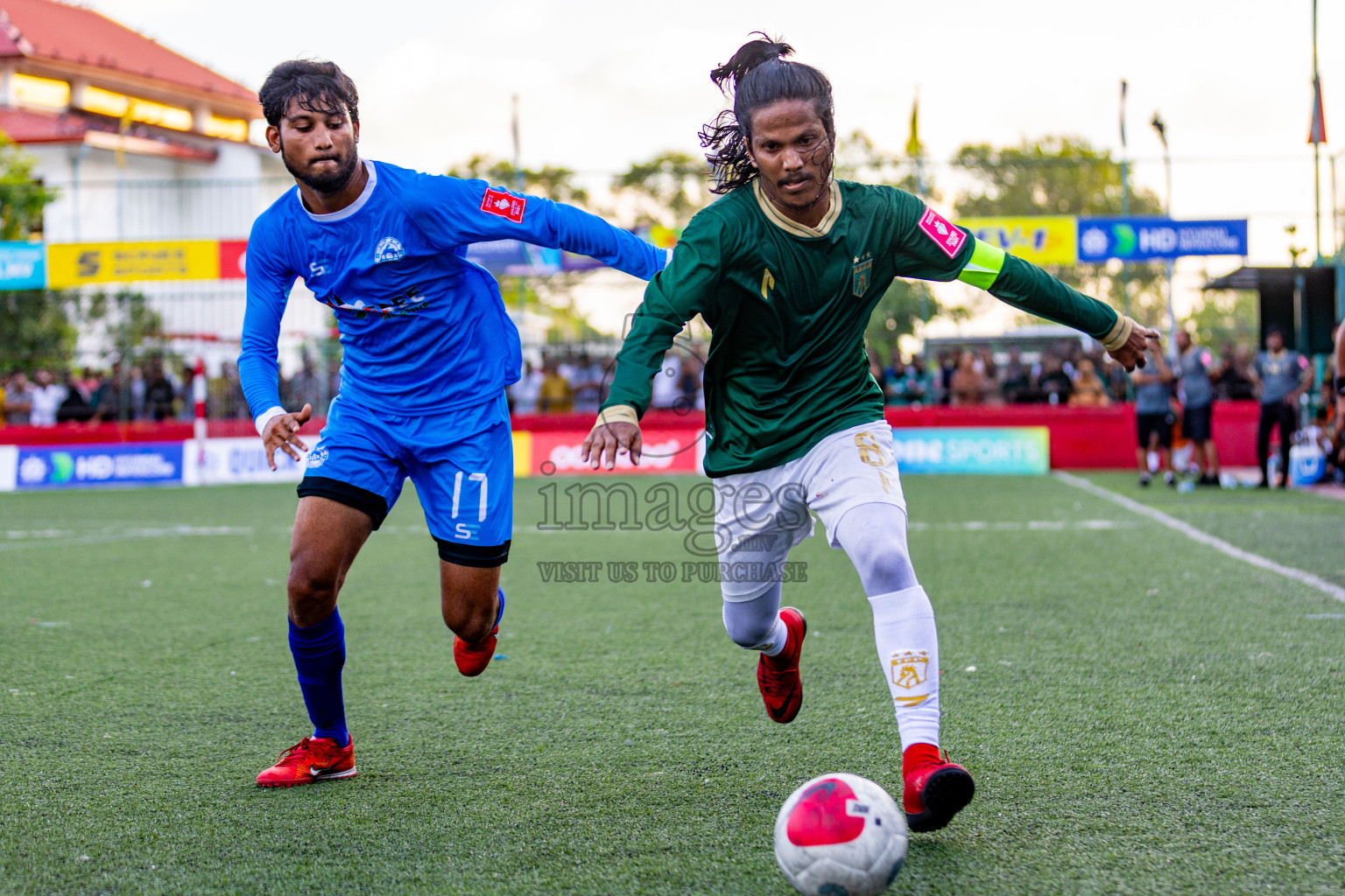 Th.Veymandoo vs Th.Thimarafushi in Day 6 of Golden Futsal Challenge 2024 was held on Saturday, 20th January 2024, in Hulhumale', Maldives 
Photos: Hassan Simah / images.mv