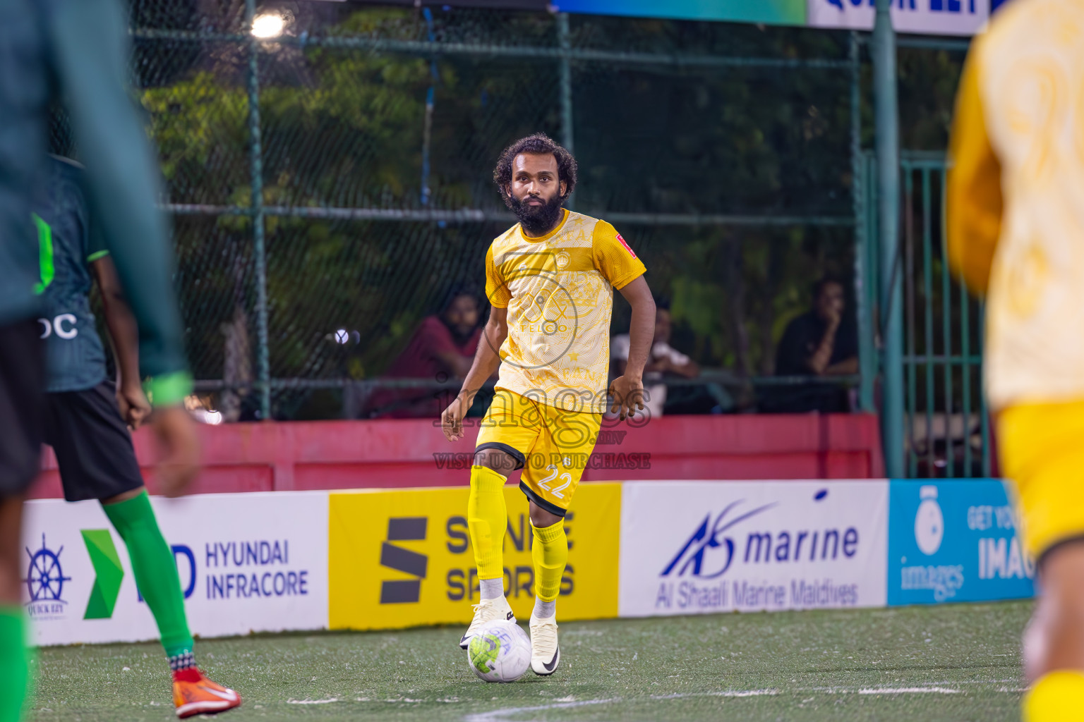 Hulhumale vs Maafannu on Day 36 of Golden Futsal Challenge 2024 was held on Wednesday, 21st February 2024, in Hulhumale', Maldives
Photos: Ismail Thoriq, / images.mv